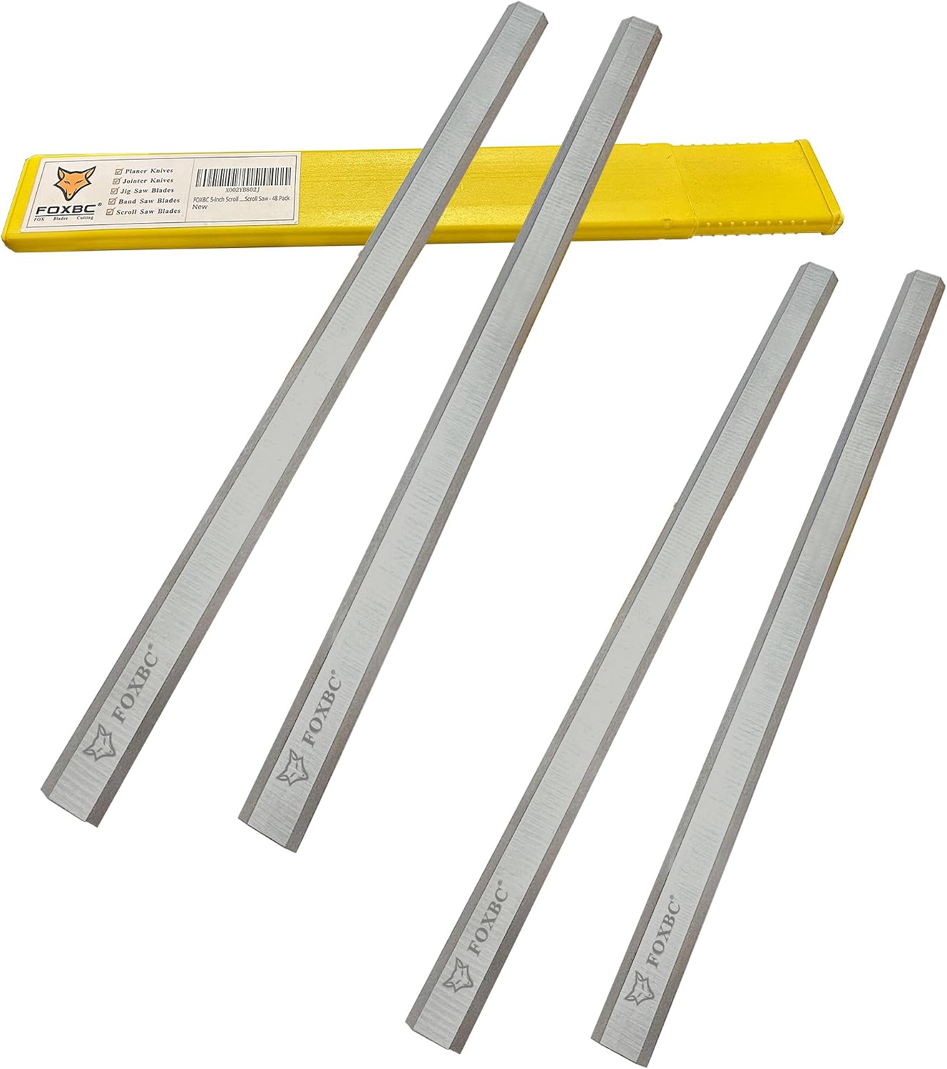 FOXBC 2 Set 12-Inch HSS Planer Blades 22-547 For Delta 22-540, Delta TP300 Planer