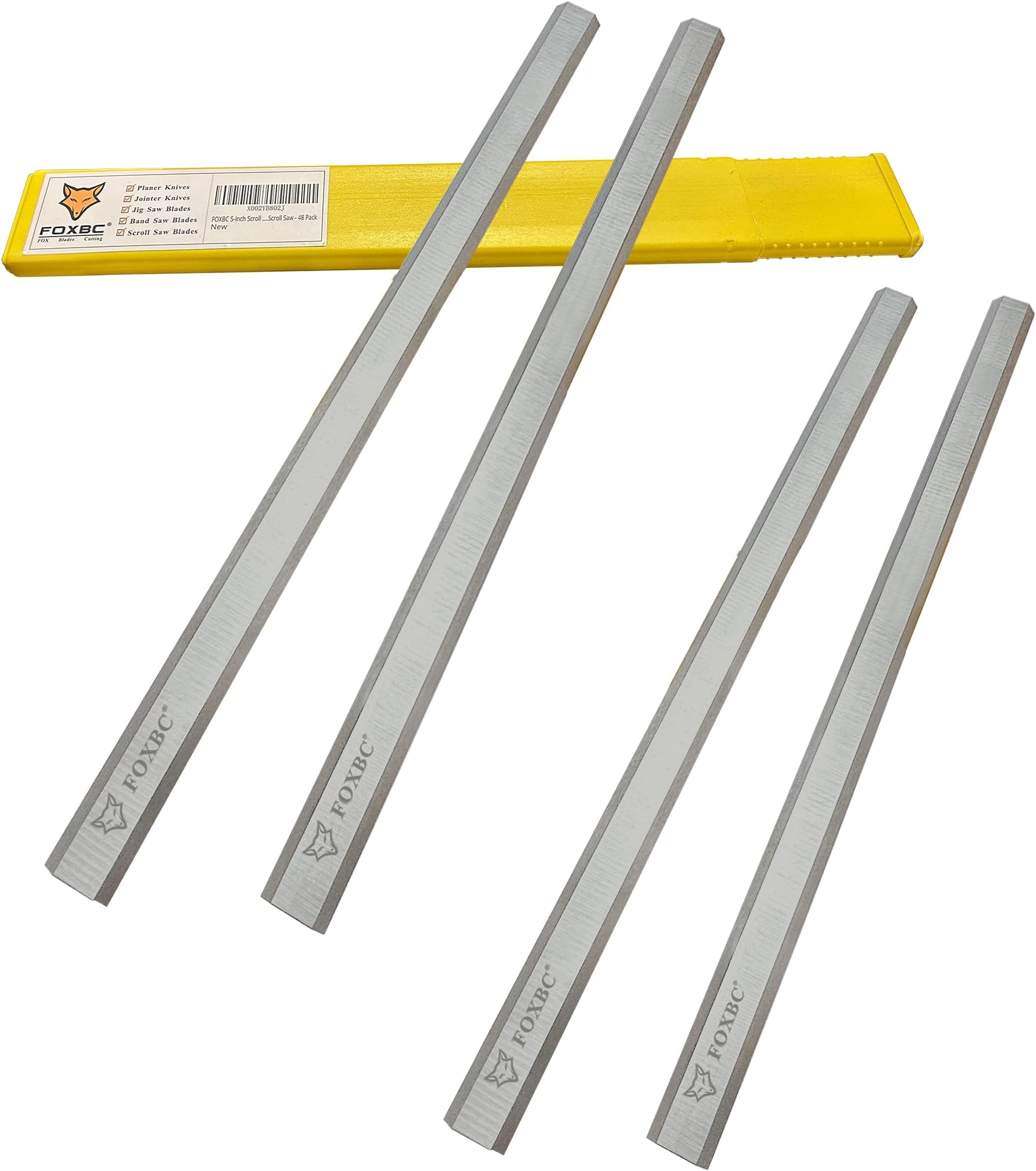 FOXBC 2 Set 12-Inch HSS Planer Blades 22-547 For Delta 22-540, Delta TP300 Planer