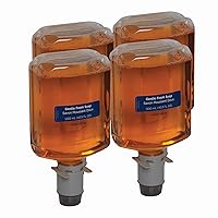 Vista 1 de Pacific Repuesto de jabón de manos de espuma suave ultra manual azul, aroma cítrico, 43715, 1200 ml por recarga, 4 recargas por caja