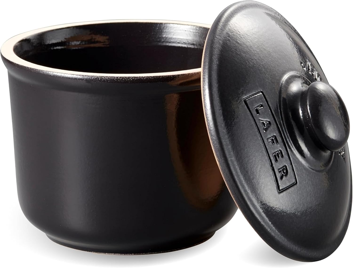 Römertopf BBQ Feuertopf Keramik Schmortopf mit Deckel ø 12.5(H): 13 cm