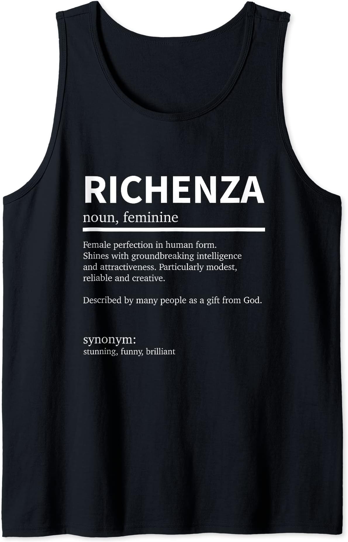 Definition Richenza First Name Richenza First Name Tank Top