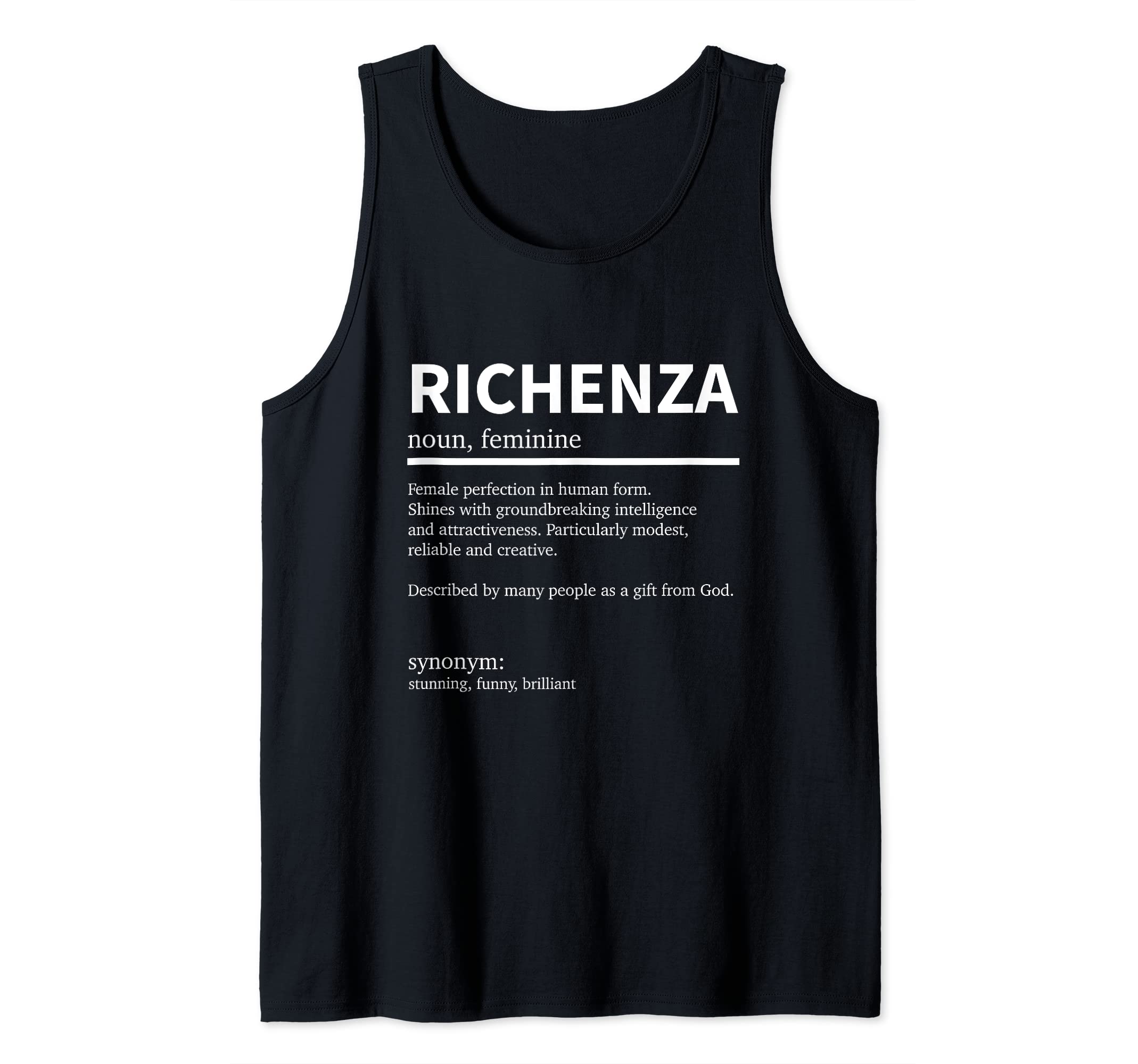 Definition Richenza First Name Richenza First Name Tank Top