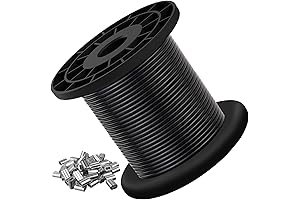 Wire Rope 304 Stainless Steel Wire Cable Black Vinyl Coated