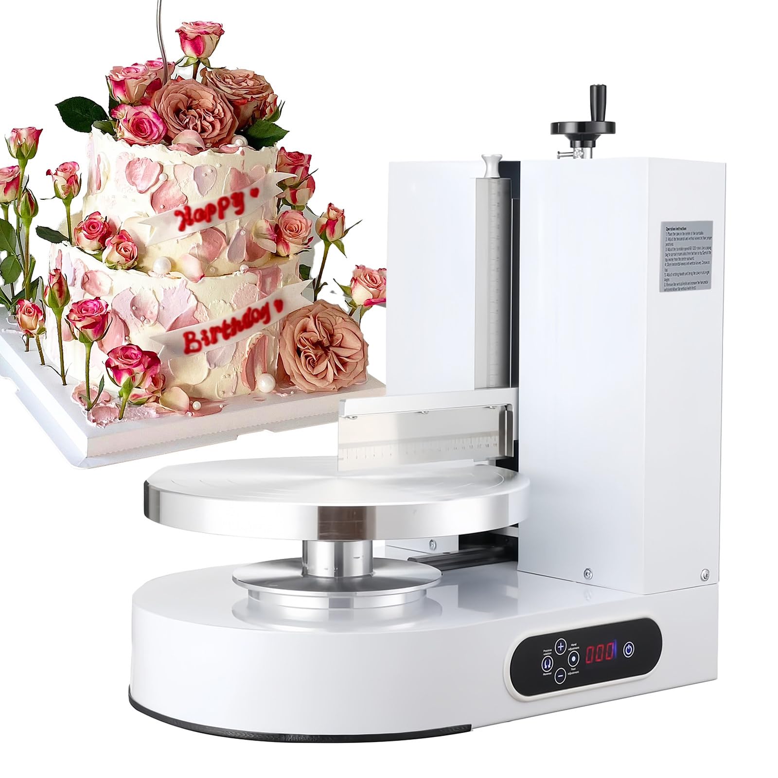 Macchina automatica per spalmare crema torta con velocità regolabile e raschietto per cottura professionale