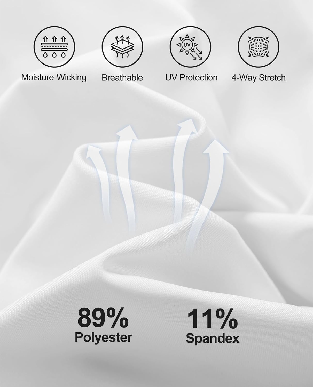 MAGCOMSEN Women's Sleeveless Golf Polo Shirts Collared Tank Tops UPF 50+ V-Neck Quick Dry Workout Athletic Tennis Tops - Image 6