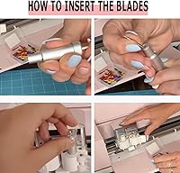 Vista 6 de THANMAO 40 cuchillas de repuesto compatibles con máquinas de corte Explore Air 2/Air 3/Maker/Maker 3/4, incluye 40 cuchillas de corte profundo