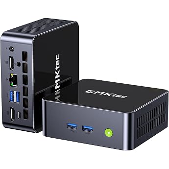 GMKtec M3 Pro Windows 11 Pro Mini PC Intel Core i5 13500H Mini PC, 16GB DDR4,512GB PCIe3.0 SSD, 2.5G LAN, WIFI6, BT5.2, 3 Screen Output, 45W TDP, Lightweight Gaming Mini PC with Ntel 7 / 18MB Cache