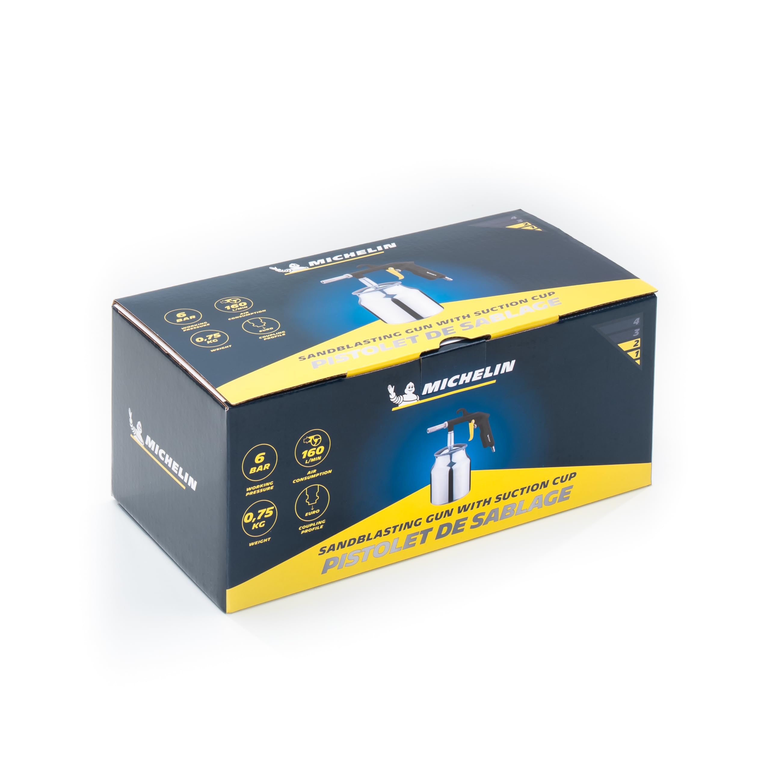 Michelin Pistolet de Sablage Sableuse 1L 8 Bar