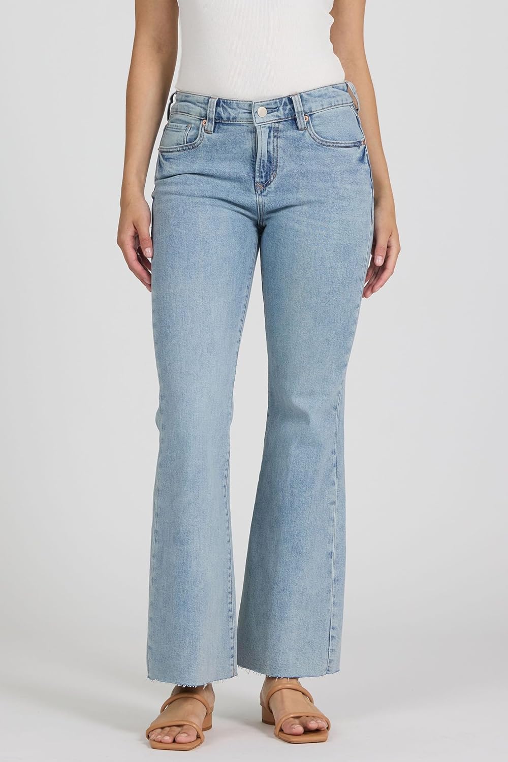 DEAR JOHN Florence Jean for Women High Rise Clean Hem Wide Leg Denim