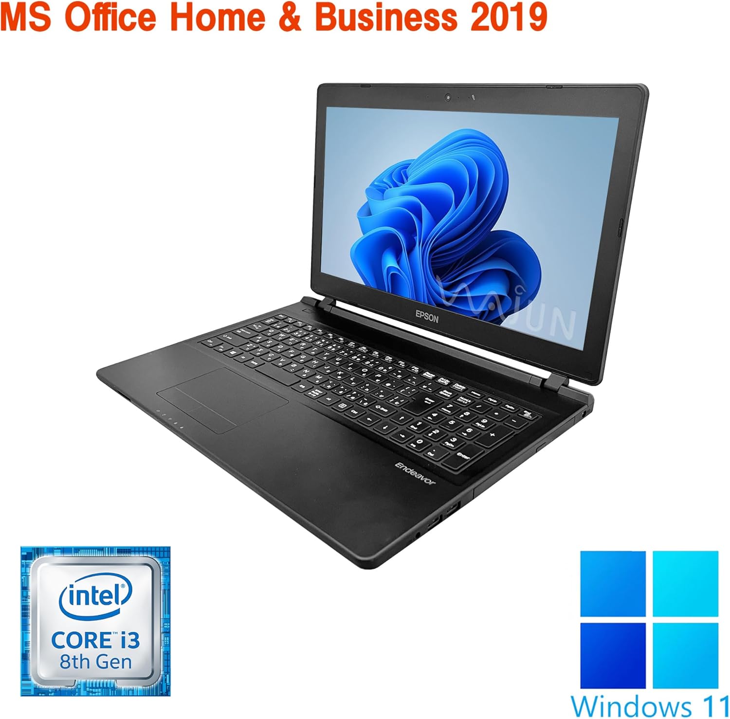 整備済み品】エプソン ノートPC NJ4300/ 15.6型/ 10キー / 第8世代 i3