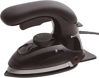 CCP 2in1コンパクトスチーマー&アイロン あて布プレート付き ブラック AGC-J616-BK