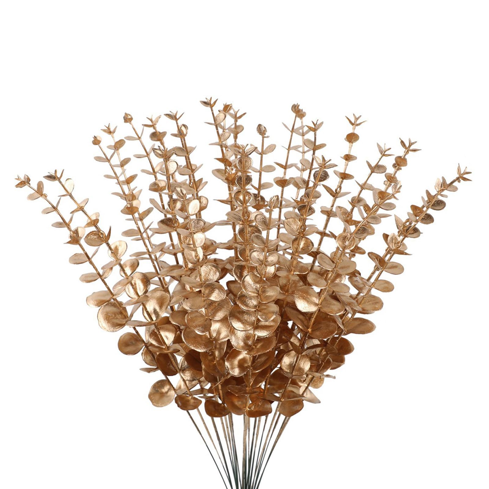 Artificial Greenery Picks Bundle, 24 Piece Faux Foliage for Vase Filler, Centerpiece Decor and Home Arrangements Faux Greenery Picks Bundle Artificial Foliage Vase Filler Centerpiece Decor Home Table