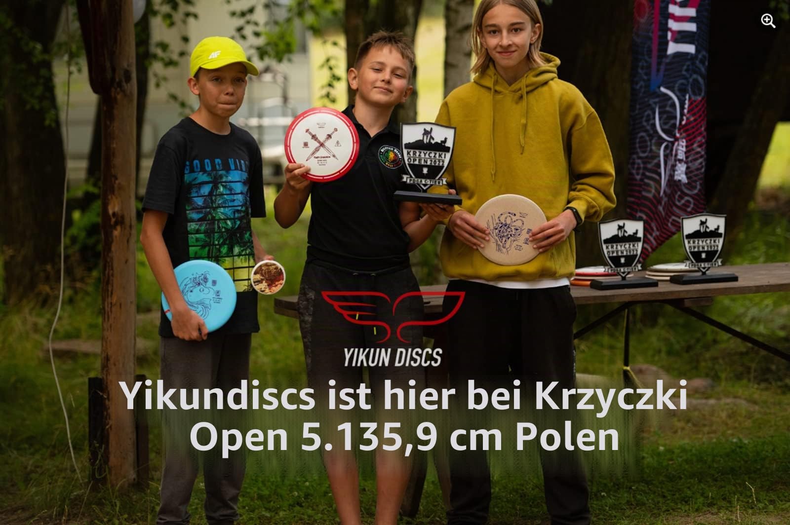 yikundiscs Yikun Professionelle Disc Golf Set Twin Schwerter, Distanztreiber, 170-172 g, perfekt für Outdoor-Spiele und Wettkampf, Twin Swords-Dirver Putter-Driver für Erwachsene und Kinder