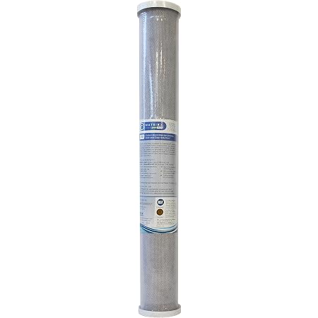 Matrikx Filtro Acqua Carbon Block CTO PLUS 2.5x10 Pollici – Riduce PFAS, COV, Cloro E Cloramina