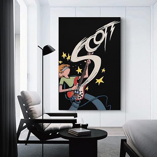 Miniatura 3 de Scott Pilgrim Vs. The World Movie Poster Aesthetic Cool Pictorial Poster Wall Art Painting Canvas Wa Wall Art Paintings Canvas Wall Decor Home Decor