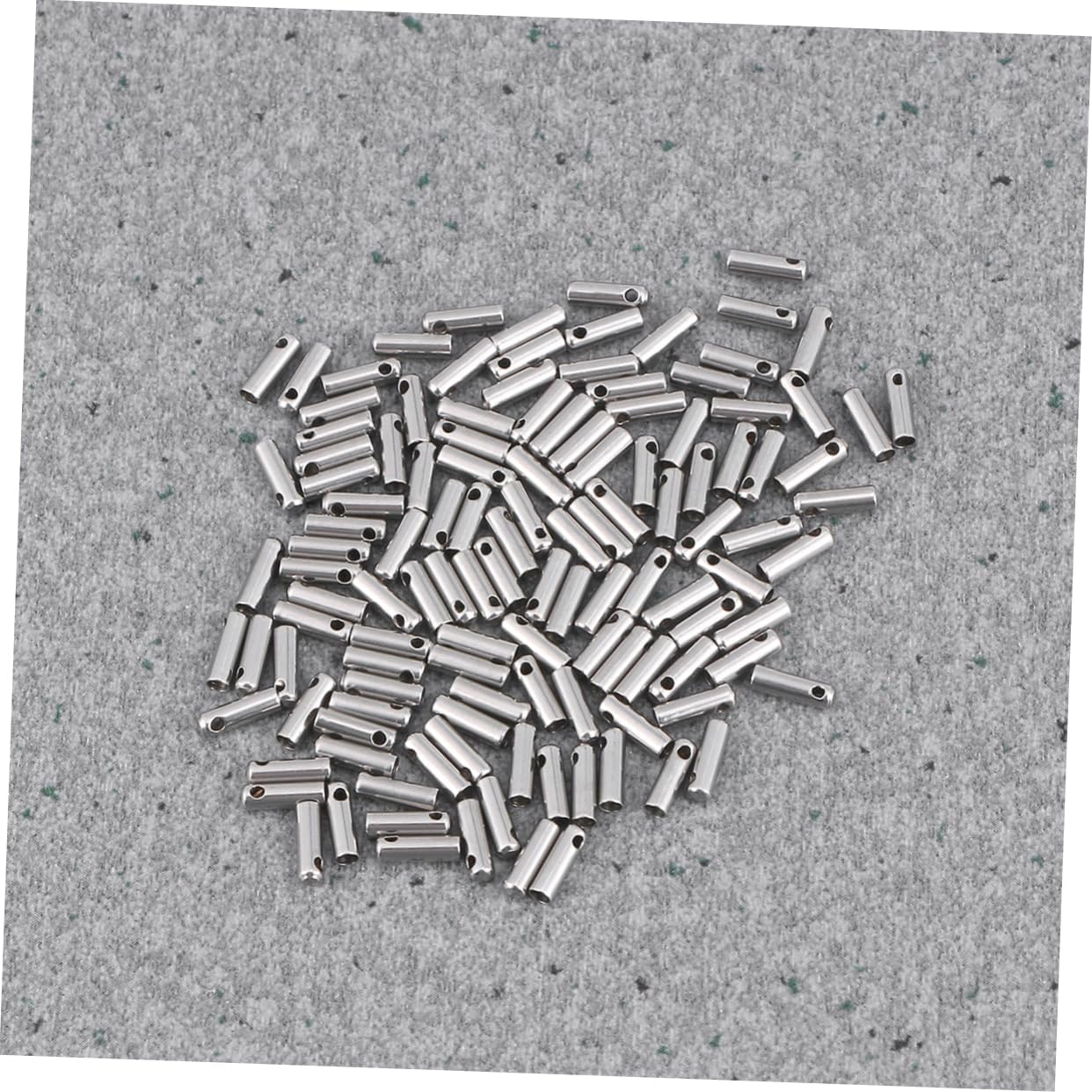100pcs Stainless Steel Jewelry Making End Caps Durable Chain Connectors for Necklaces and Bracelets Practical Cord Ends with Pointy Tips