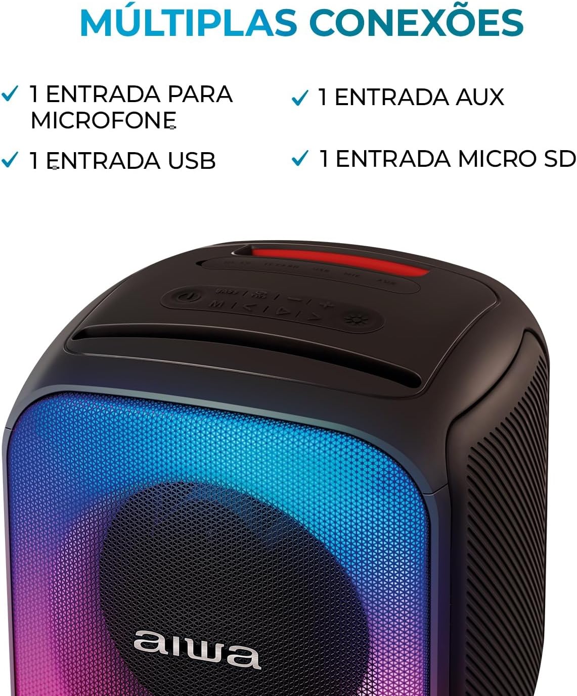 Review da Caixa de Som PartyBox AIWA PB-07: Potência e Estilo RGB 9 71e5cUAzwTL. AC SL1500