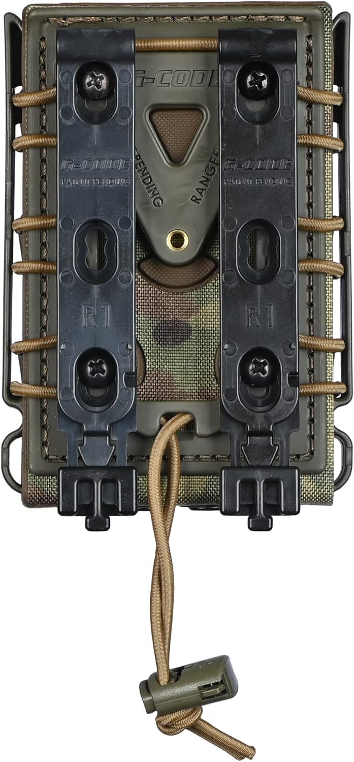 G-CODE Rifle Soft Shell Scorpion Mag Carrier (Multicam) with R1 Clips- 100% Made in USA