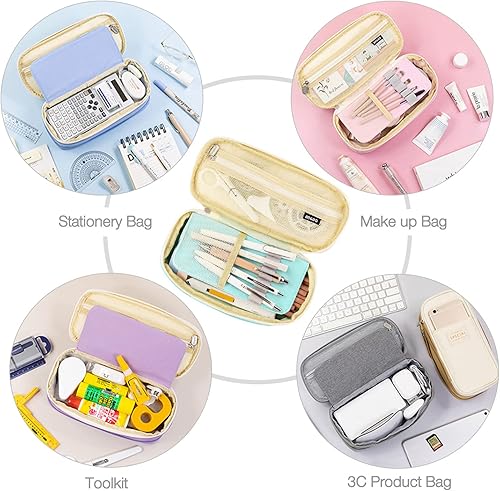 Miniatura 6 de Large Pencil Case Pencil Pouch Can Expand Pencil Bag Big Capacity Pencil Bag Large Storage Pouch Pencil Case Aesthetic Pencil Cases for Adults Cute
