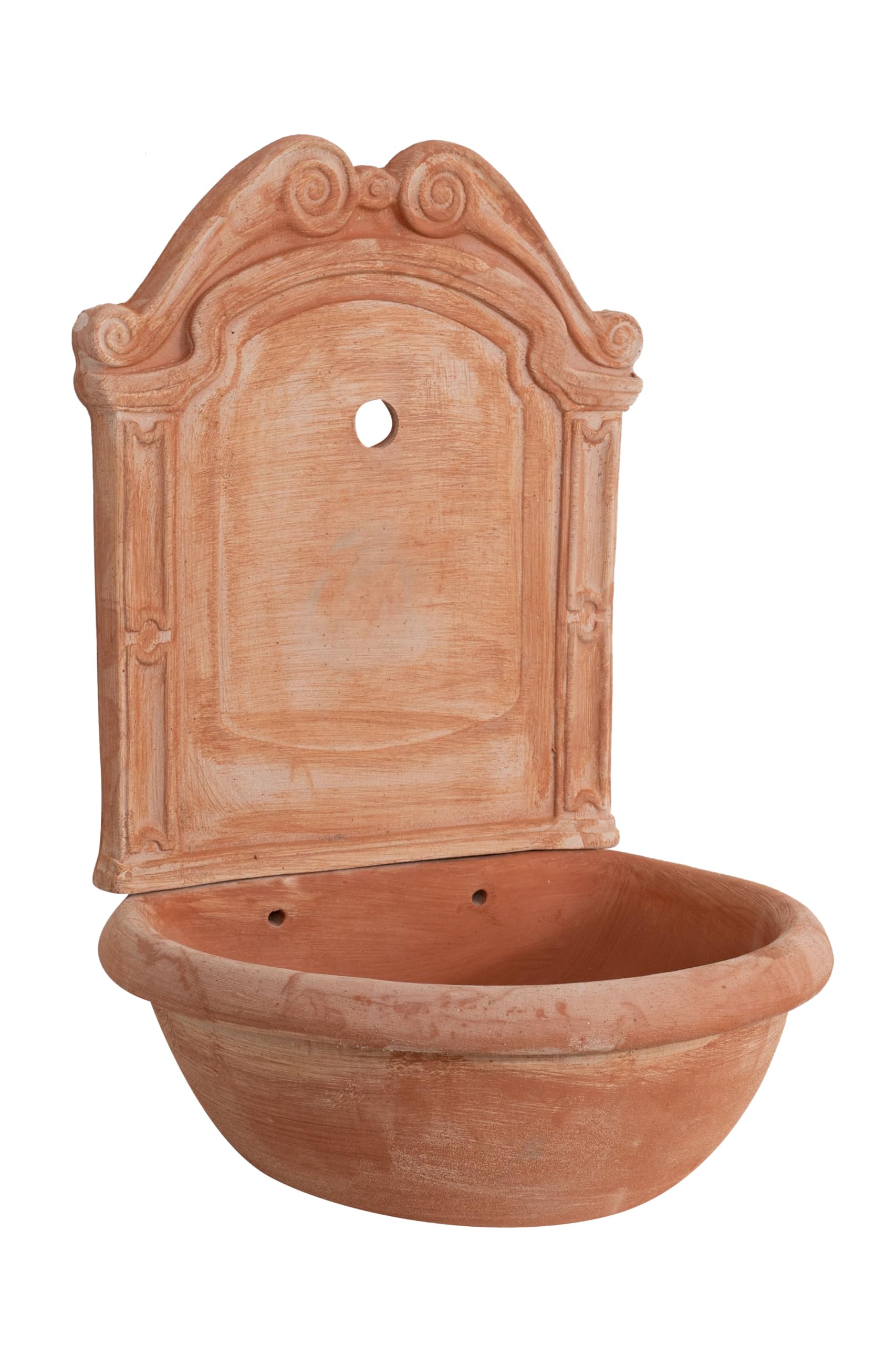 Biscottini Fontana da Giardino Esterno L45xPR36xH64 - Fontana da Giardino in Terracotta - Fontanella da Giardino - Arredo Giardino Fontana Giardino in Terracotta