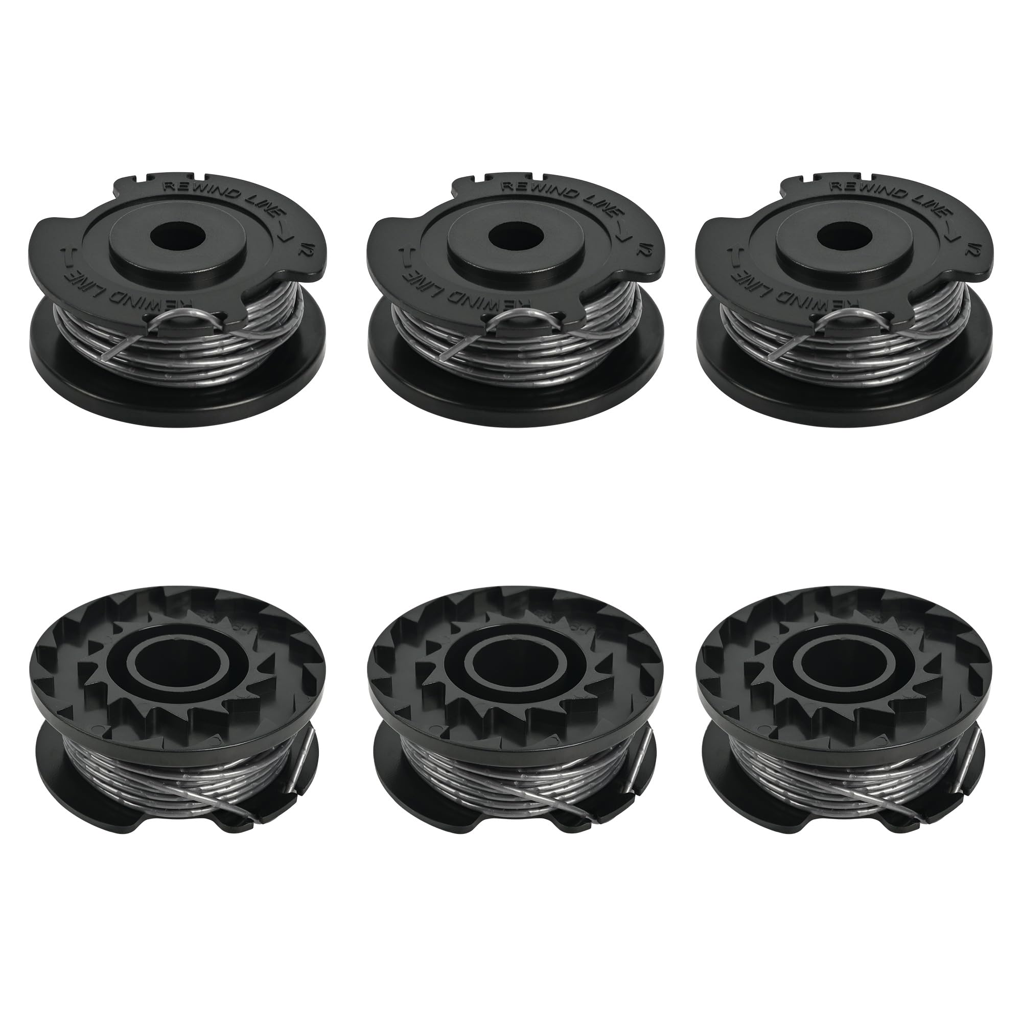 Hilo Desbrozadora para Bosch EasyGrassCut Cortabordes, 6 Carretes