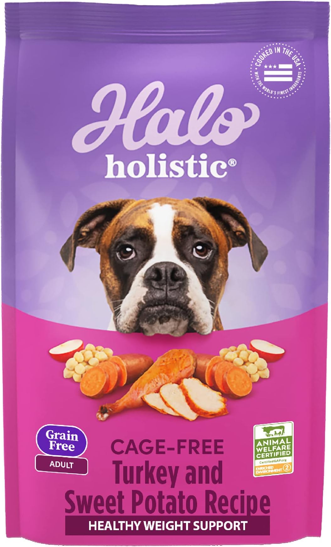 Holistic Dry Dog Food, Cage-Free Turkey & Sweet Potato Recipe, 10 lb