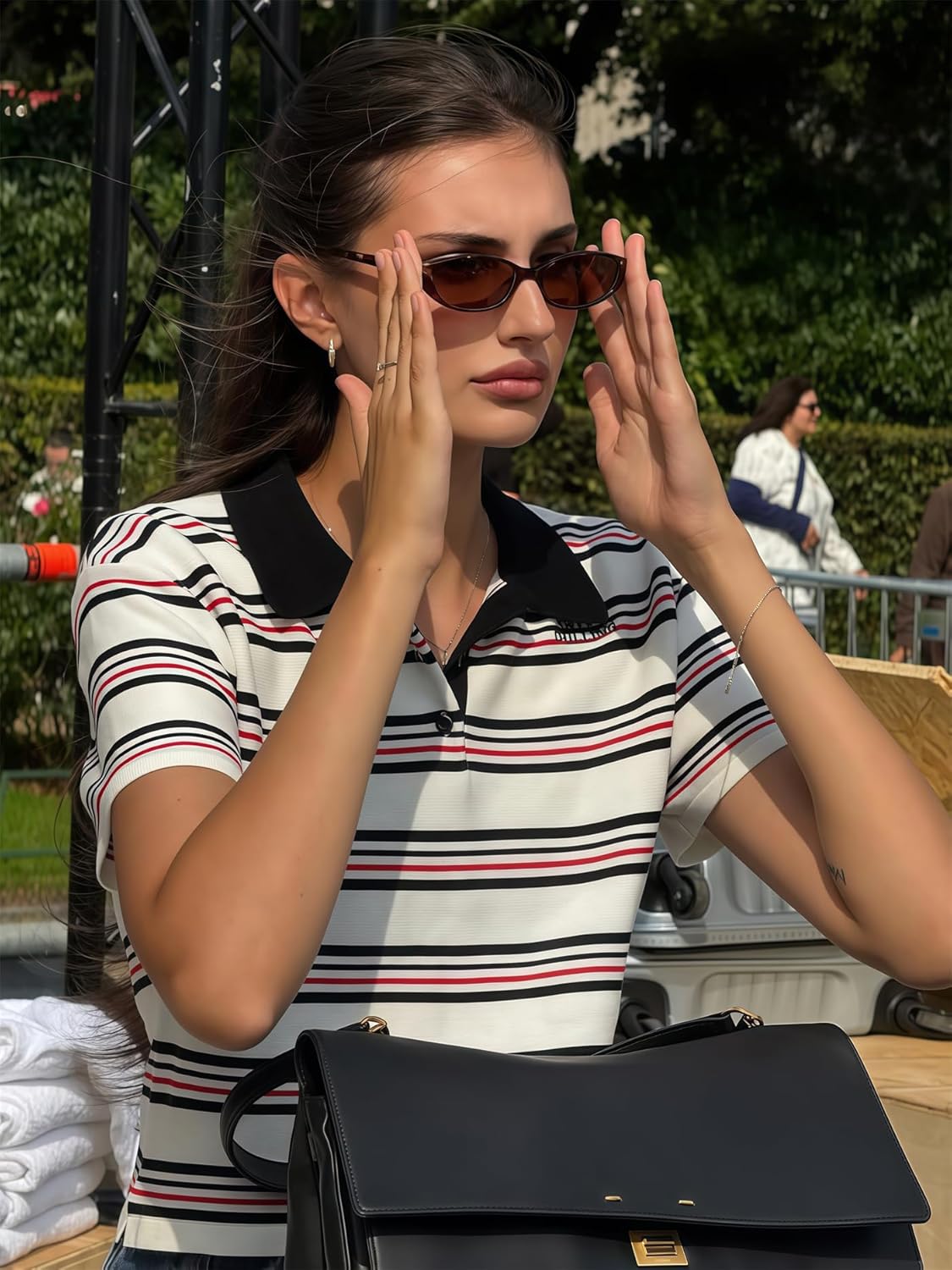 Retro Oval Sunglasses for Women 2026 90s Small Chic Cat Eye Sun Glasses Sunnies Lightweight Shades - Image 8