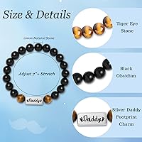 Vista 125 de Sereney Christmas Gifts for Him Son Boys Bonus Dad Father Men Boyfriend Grandson Friend as Triple Protection ID Bracelets Birthday Gifts for 9 10 11