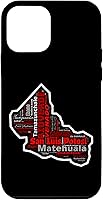 Vista 6 de Funda para iPhone X/XS San Luis Potosí México Mapa Ciudades Y Municipios