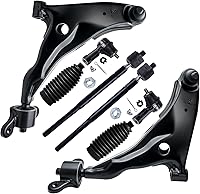 Vista 976 de Detroit Axle - Kit de suspensión frontal de 8 piezas para Dodge Journey 2009-2015, 2 brazos de control inferiores, 2 rótulas, 2 varillas