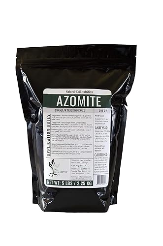 Fertilizante mineral granular de trazas de azomita de 5 libras