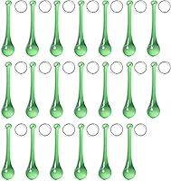 Vista 11 de LONGWIN 20pcs cristal lágrima lámpara colgante piezas boda fiesta árbol de Navidad decoraciones adornos