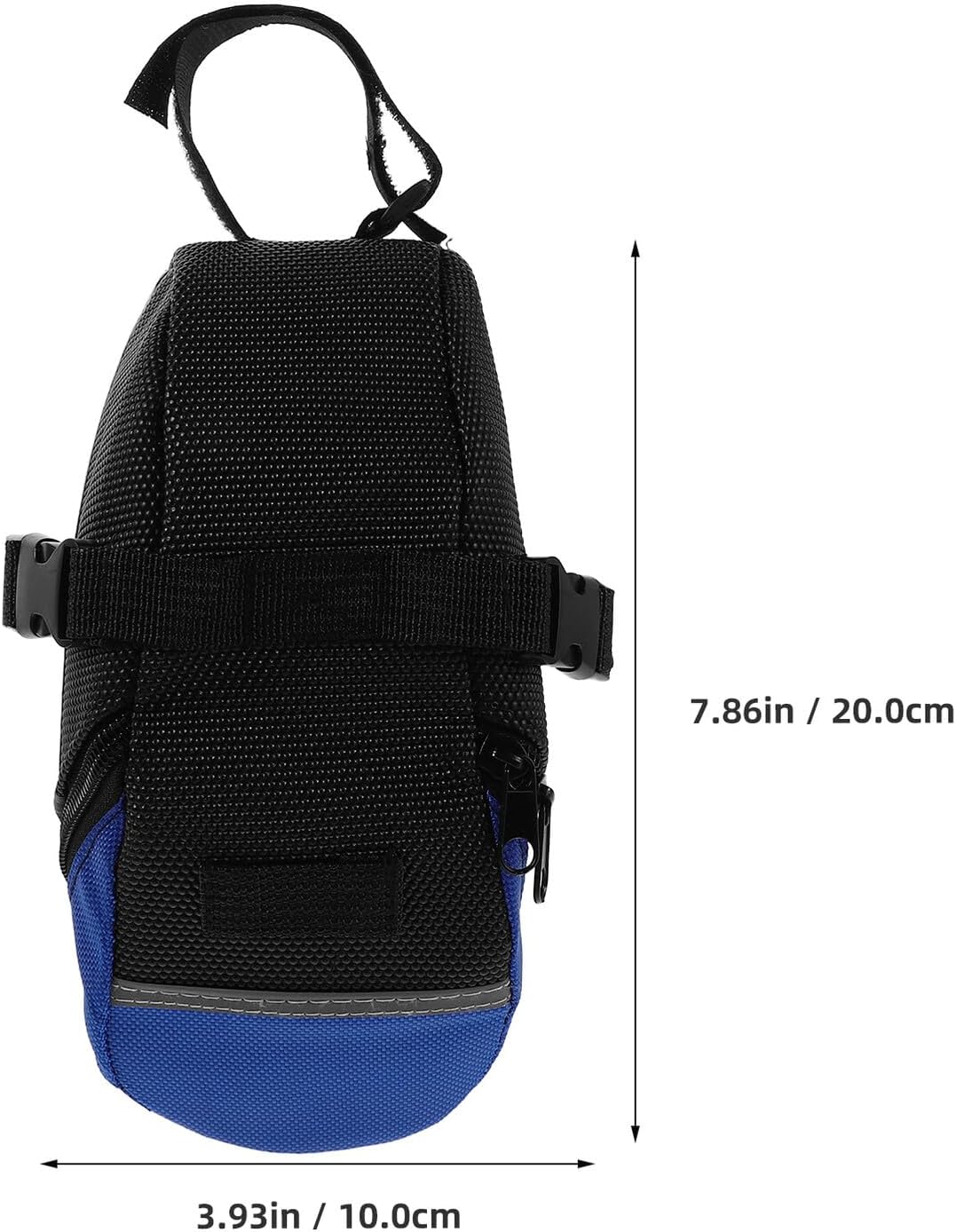 2pcs Mountain Bike Saddle Bag under Seat Pack Waterproof Cycling Storage Pouch Large Capacity Multi-functional Outdoor Bicycle Tool Tail Bag for Safety Ride