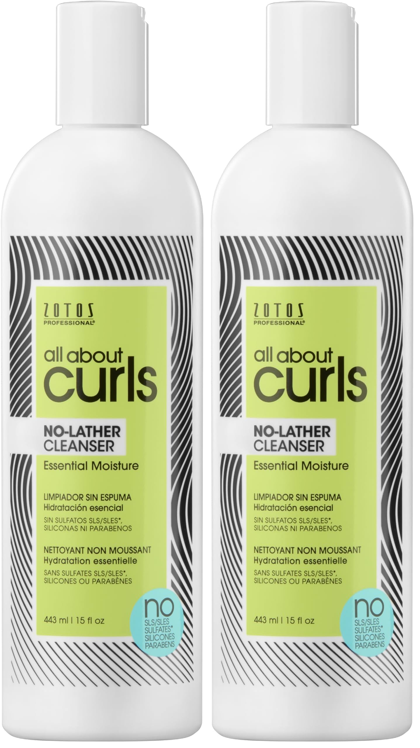ALL ABOUT CURLS No-Lather Cleanser Shampoo | For Curly Hair | Essential Moisture | Gentle Cleansing | Suds-Free | Vegan & Cruelty Free | Sulfate & Paraben Free