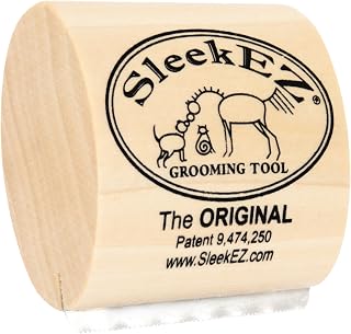 SleekEZ 2.5 Inch Cat Shedding Brush - Best Grooming Tool for Indoor Cats, Short & Long Hair, All Fur Types | Made in USA