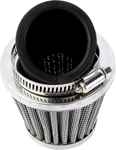 Miniatura 7 de Limpiador de filtro de 1.654 in y 1.65 pulgadas en ángulo de 45 grados, compatible con motocicletas de 125 cc-150 cc, 200 cc, 250 cc, ATV, scooter,