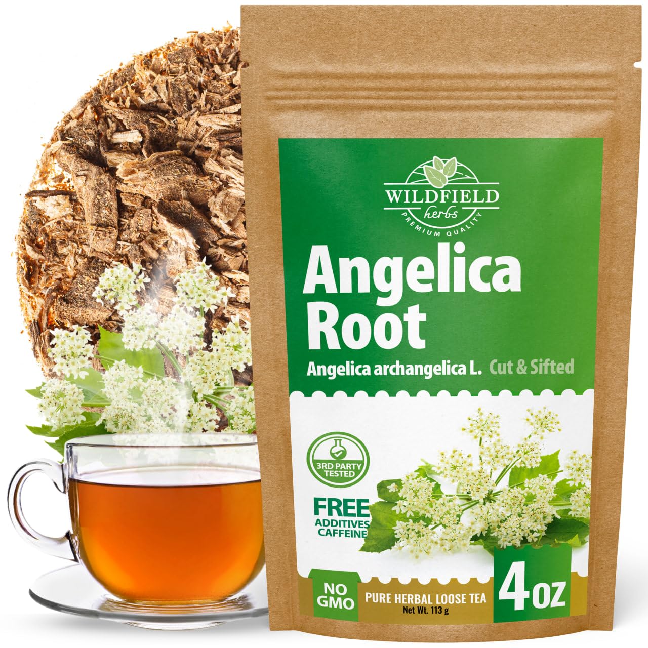 Amazon.com : 4 oz. Angelica Root Bulk Herb Herbal Tea (Angelica Amazon.com : 4 oz. Angelica Root Bulk Herb Herbal Tea (Angelica