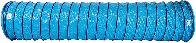 Foto 3 de 8 de Callieway® Dog Agility Tunnel - Túnel de agilidad para perros (incluye sacos de arena incluidos), color azul…