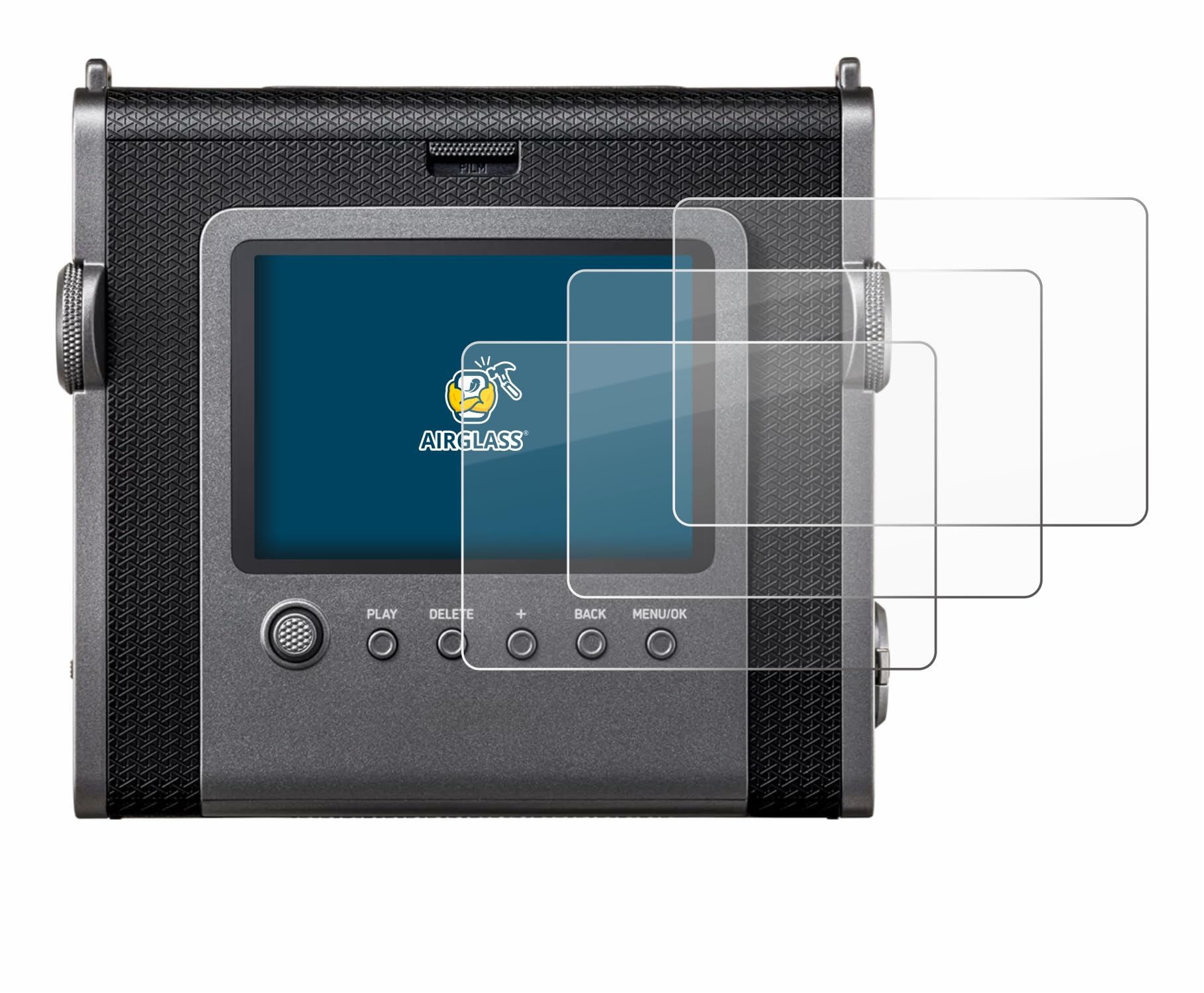 Brotect Pellicola Vetro Opaca Per Hasselblad X1D II 50C (3 Pezzi) – AirGlass Anti-Riflesso, Durezza 9H, Made In Germany - 5