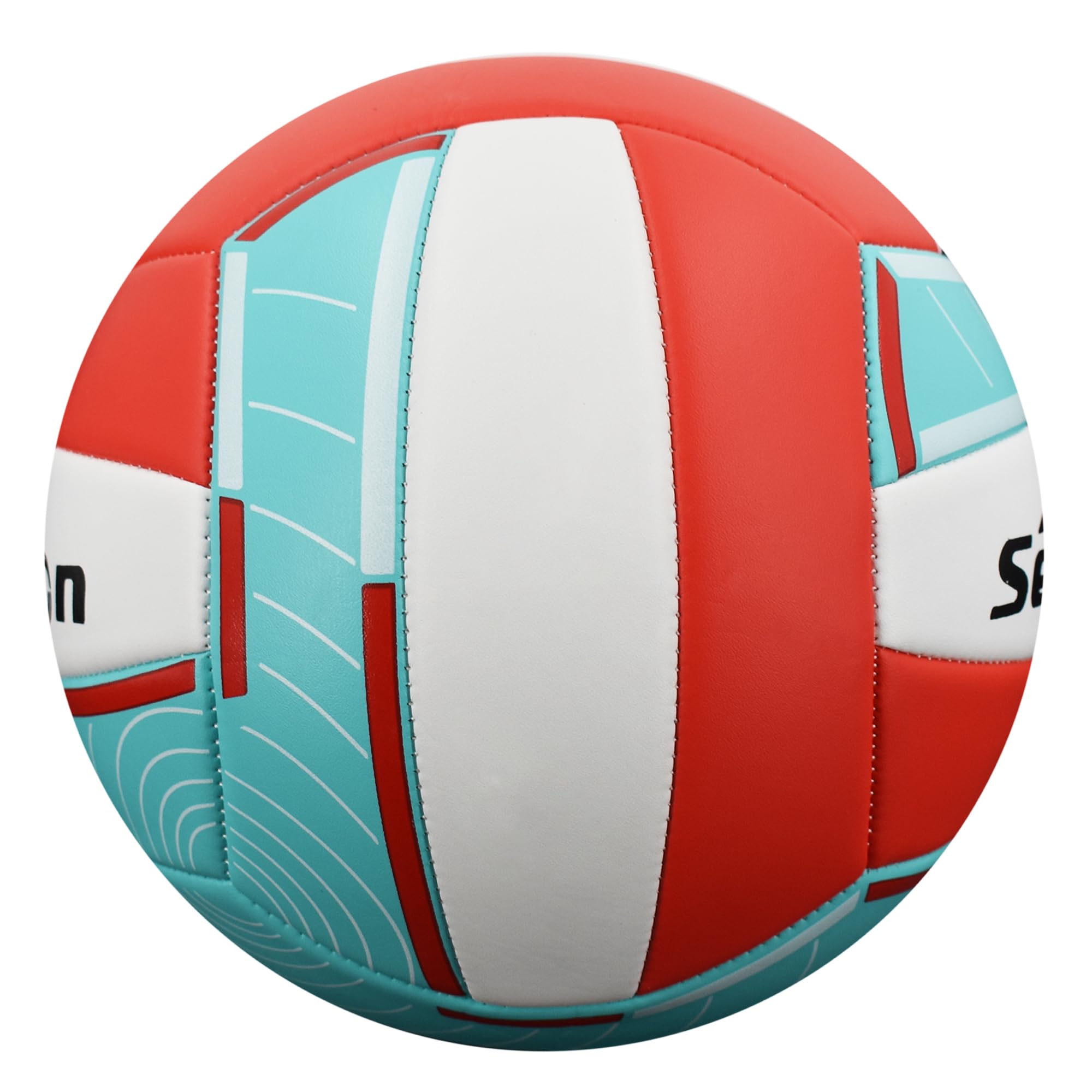 Senston Sports siatkówka wodoodporna, treningowa, siatkówka plażowa, czerwona