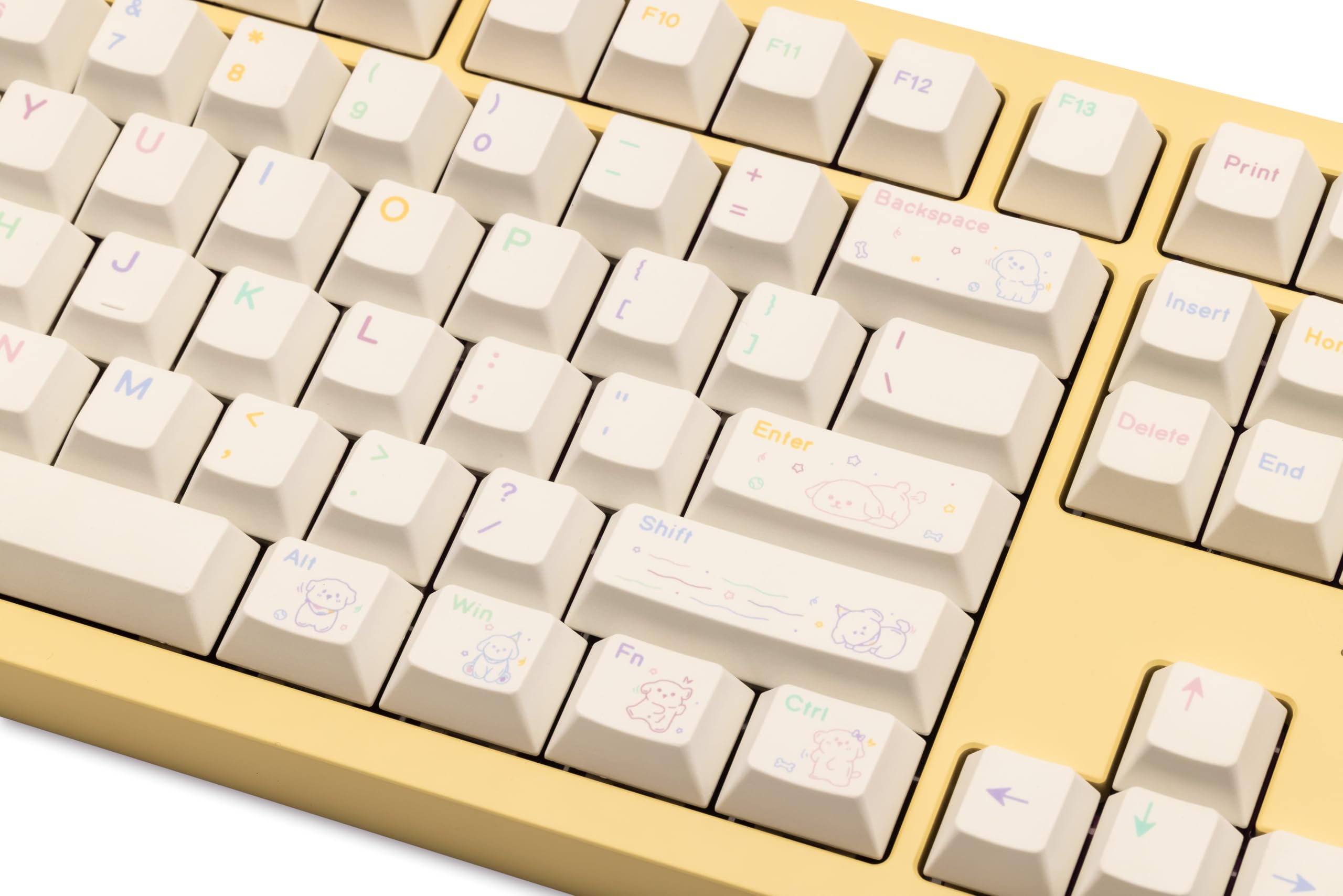 Amazon.co.jp: Star Pup PBT キーキャップセット 143キー 英語配列 100