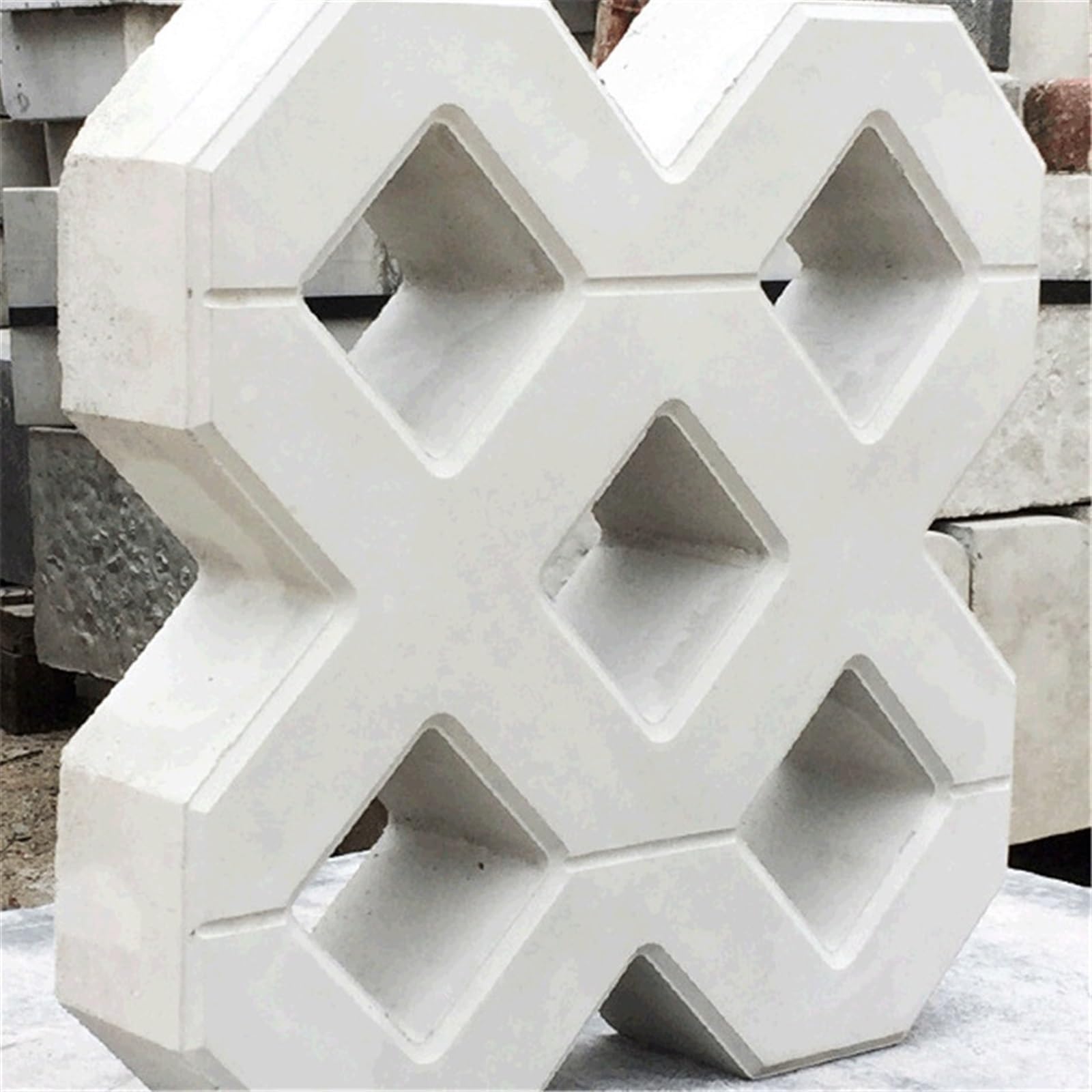 Forma do brukowania, DIY kwadratowa ścieżka ogrodowa betonowa plastikowa forma do cegieł brukowanie chodnik z propylenu budynki ogrodowe akcesoria forma do brukowania DIY