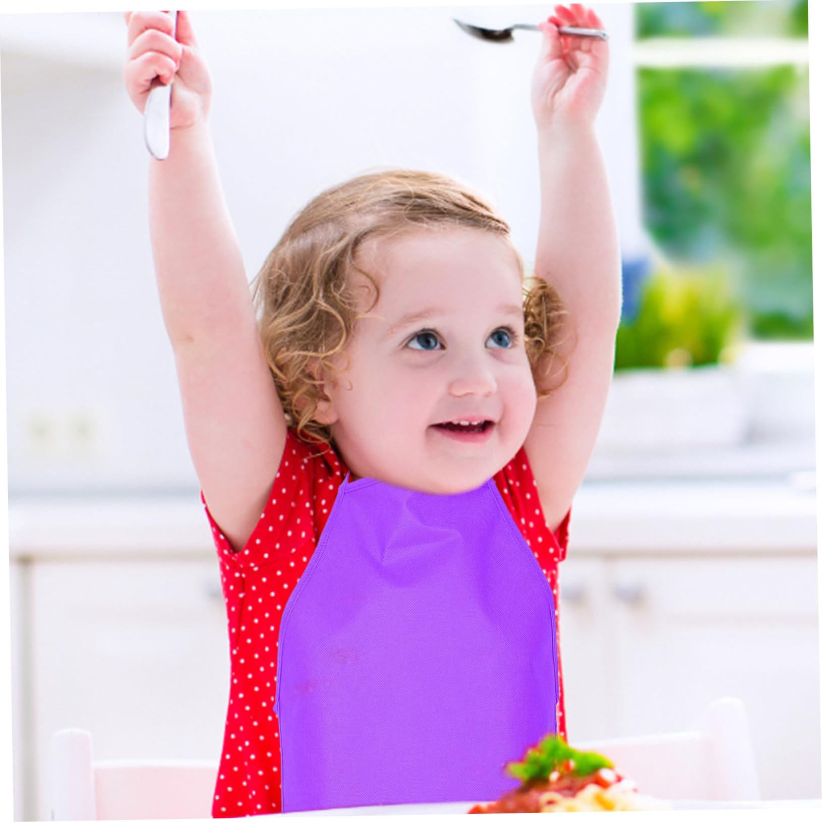 Amosfun 24 Stück Kinderschürzen Malschürzen Aus Vliesstoff Bunt Schmutzabweisend Und Verstellbar Für Malen Basteln Kochen Und Kunstunterricht