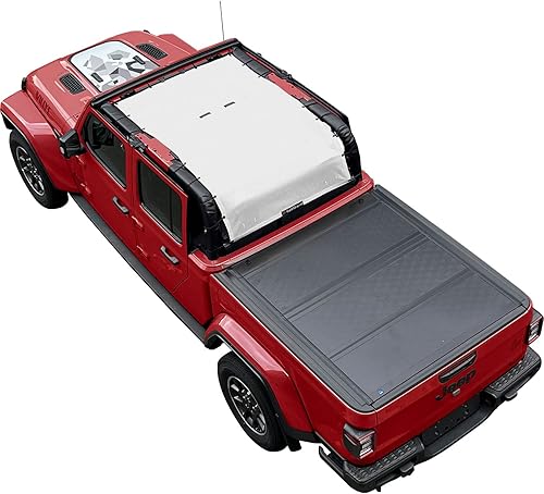 Miniatura 31 de Shadeidea - Parasol para capota de automóvil, parte delantera y trasera, funda de malla de color gris, bloqueador ultravioleta con bolsa