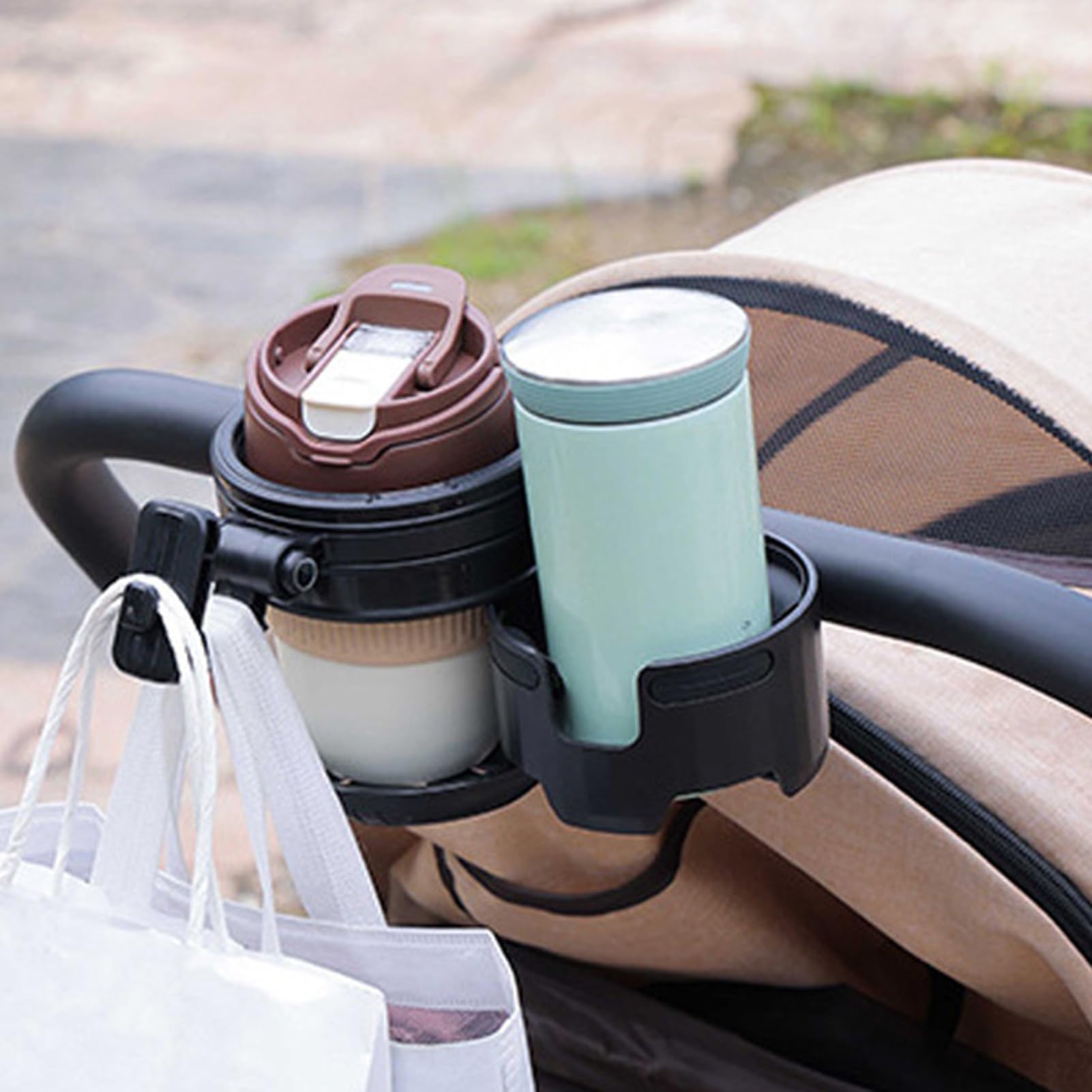 Shipenophy Porte-bouteille De Poussette Porte-gobelet De Poussette Universel En Plastique ABS