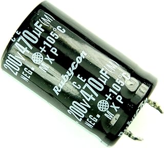 2pcs Rubycon MXP 470uF 200v 105c Radial Electrolytic Capacitor, (Rub#11)