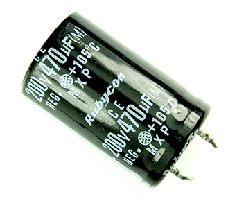 2pcs Rubycon MXC 470uF 200v 105c Radial Electrolytic Capacitor, Rub#11