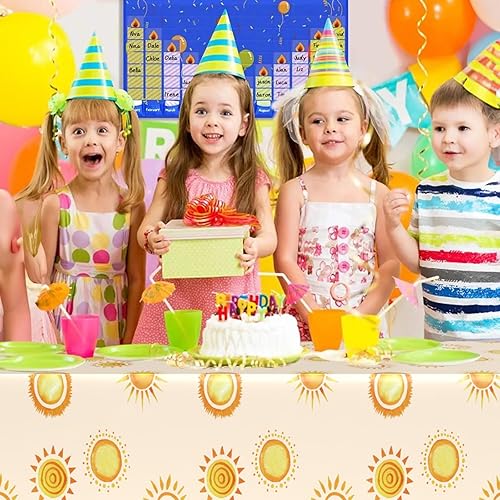 Miniatura 29 de Paquete de 3 manteles rectangulares para fiesta de los años 90, mantel de plástico con graffiti, decoración desechable para tema de retroceso, tema