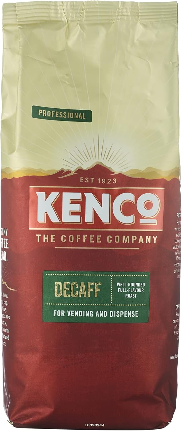 Kenco Decaffeinated Instant Coffee 300g Vending Bag (10 bags) Amazon.co.uk Grocery