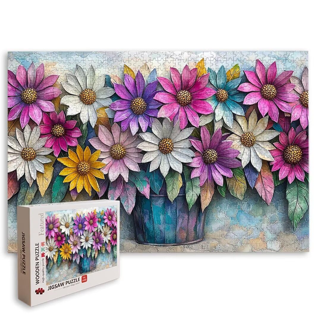 Puzzle Gänseblümchen, Puzzle 1000 Teile Erwachsene, Puzzles für Dekor -8671